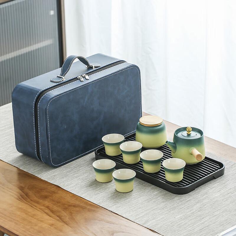 

Japanese Style Coarse Ceramic Travel Tea Set