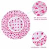 Waterproof Bath Cap Hat Elastic Shower Caps Reusable Bath Head Hair Cover For Women Salon Shower Supplies