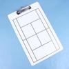 35x22CM Tennis Coaching Board Dry Erase Magnetic Strategy Clipboard for Coaches Reusable Planning Tool for Classroom and Courtside Use