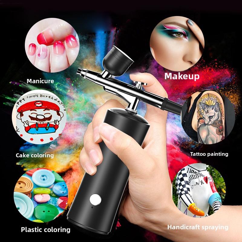 

Электрический аэрограф Акриловая краска Раскрашивание фигурок Модель Маникюр Распыление краски Разводы Авто Дополнительный цвет Распыление Аэрограф Chinese