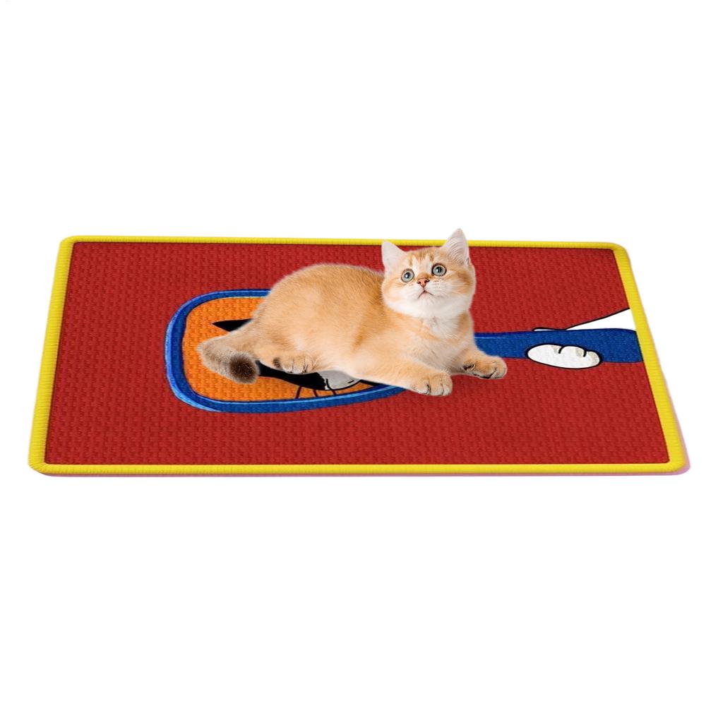 

Scratch Pad For Cats Self-Adhesive Kitten Scratching Mat For Wall Sisal Kitten Claw Grinding Board For Carpet Furniture Floor