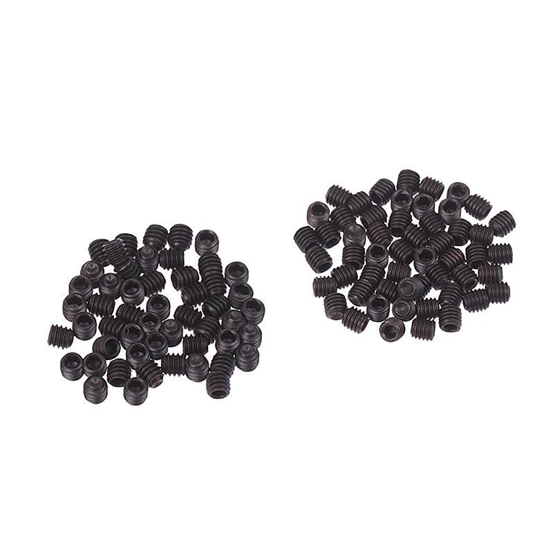 50Pcs Hexagon Socket Head Cap Screw 1.5Mm 1.6Mm Needle Screws Three Threads Overlock Sewing Machine
