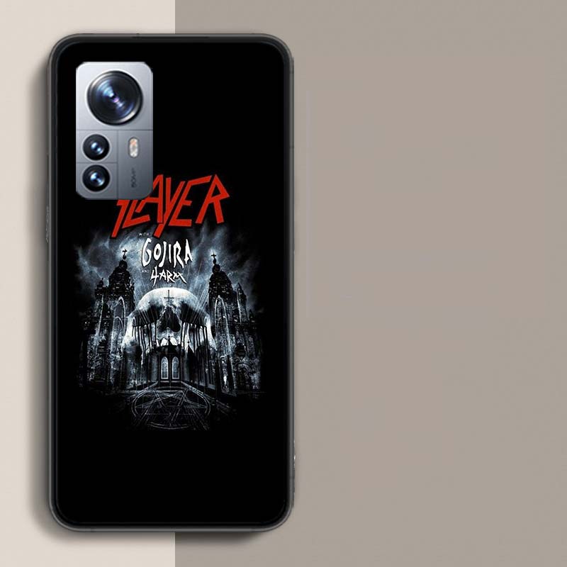 Slayer Heavy Metal Rock Band Phone Case For Xiaomi Mi 13 12T Poco F7 Pro 14 Ultra 15 Pro 12X 12 9 8 Lite 5G 11T 11i 10 10T Pr
