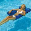 Inflatable Swimming Floating Chair Pool Seats Foldable Water Bed Lounge Chair