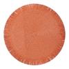 38cm Round Braided Placemat Fringe Paper Table Mat Hand Woven Non-slip Insulation Place Mat Tea Cup Pad Dining Table Decoration