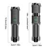 High Power Abs Led Flashlight Usb Rechargeable Spotlight Zoom Torch Portable Flashlight Light For Fishing Outdoor Waterproof