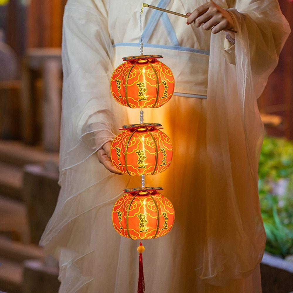2026 Horse Year New Year Persimmon Lantern Ancient Handheld Lantern Spring Festival