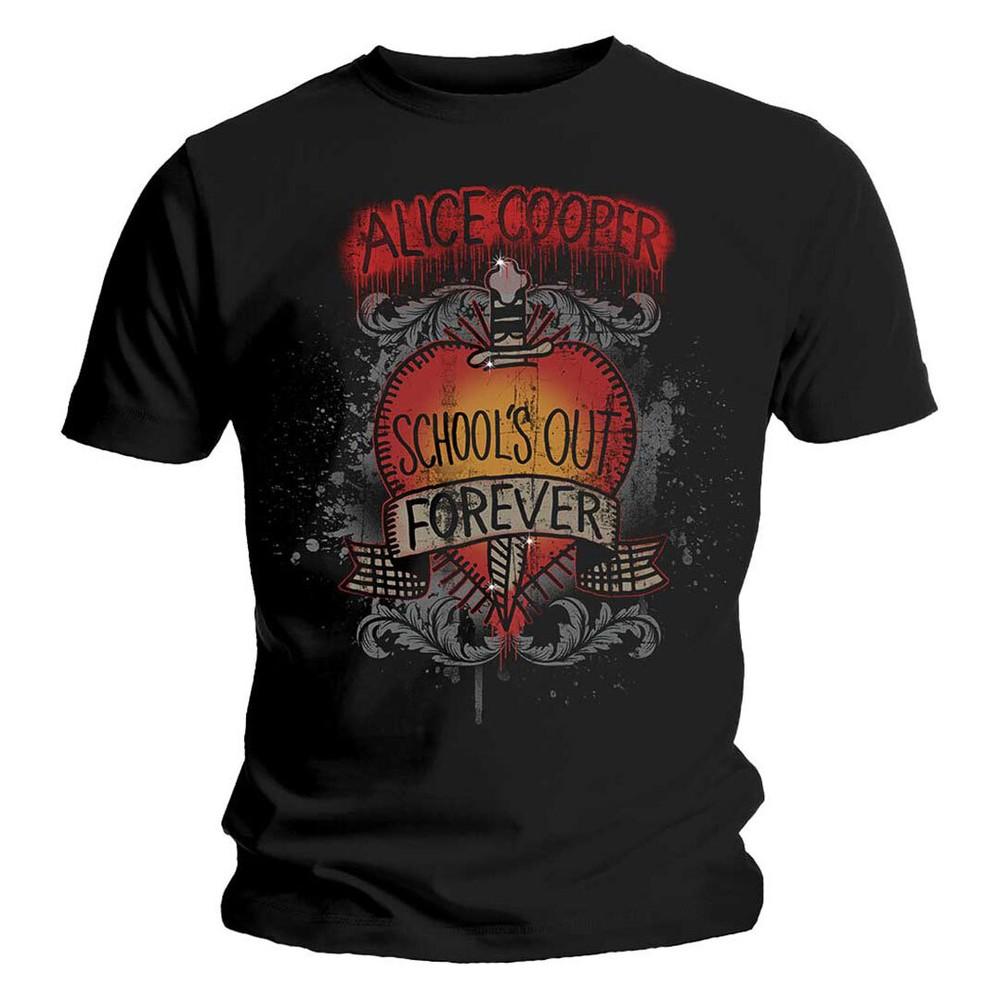 Alice Cooper TShirt Schools Out Band New Black Official Unisex T-Shirt XXL