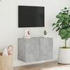 VidaXL Wall-Mounted TV Cabinet Concrete Grey 60x30x41 Cm 836944