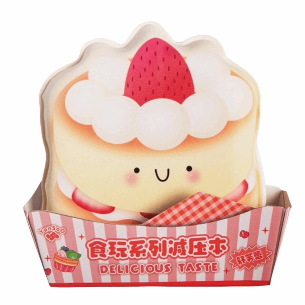 PU Cover Paper Memo Pad Cartoon Toast Squishy Notebook Mini Squeeze Diary Stationery Use