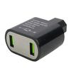 Electric Vehicle Digital Display Dual USB PC 12V-100V To 5V 3A Adapter Charger