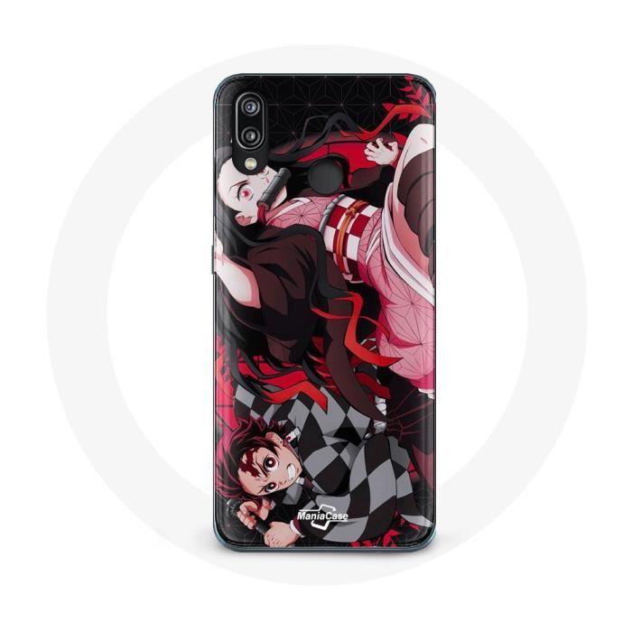 Coque pour Huawei P20 Lite Demon Slayer Tanjiro Nezuko Attaque Combat - Maniacase