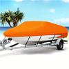Yacht Boat Cover 11-22Ft Anti-UV Waterproof Heavy Duty Marine Fishing Speedboat Yacht Tent Tear Proof Canvas