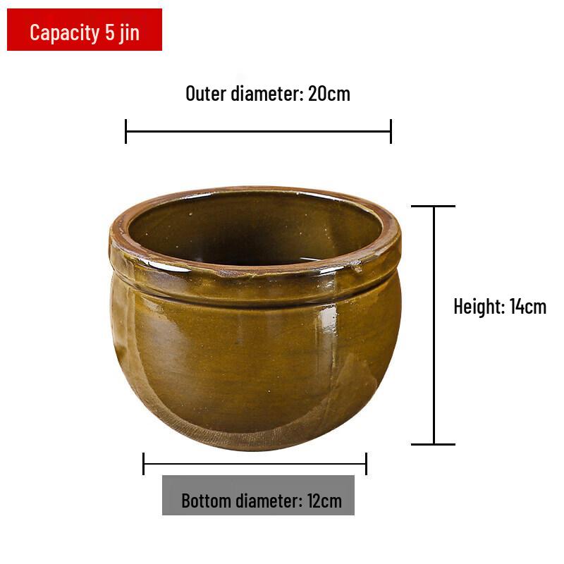 Traditional Ceramic Fermentation Jar