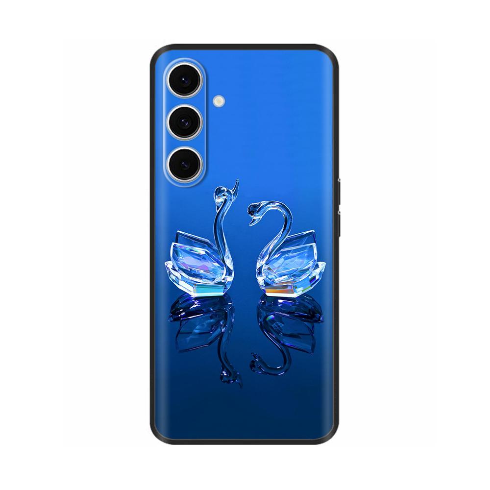 For Samsung Galaxy S24 FE Case Soft Black Silicone TPU Coque for Galaxy S24 Plus S24+ S24FE 5G Phone Cover Capa S 24 FE Shell