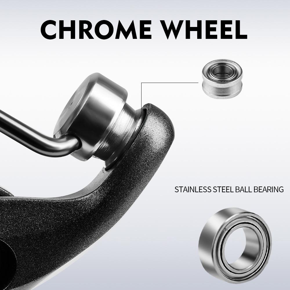 Roată metalică pentru turnare pe distanțe lungi, roată cu fir de pescuit Ya, barcă de pescuit pe mare, roată pentru undiță, roată cu ancoră, roată cu linie de pescuit