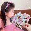 Cute Children Streamer Hair Hoop Shiny Fairy Pearl Hairband Gifts Princess Headband  for Kids Girls