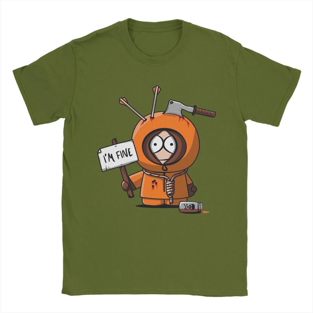 Unisex SouthParks Kenny Im Fine T-Shirts Baumwollkleidung Vintage Kurzarm Rundhals T-Shirt Geschenkidee T-Shirts