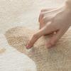 Cream Style Living Room Decoration Round Carpet Light Luxury Rugs for Bedroom Fluffy Soft Study Rug Thick Plush Lounge Floor Mat