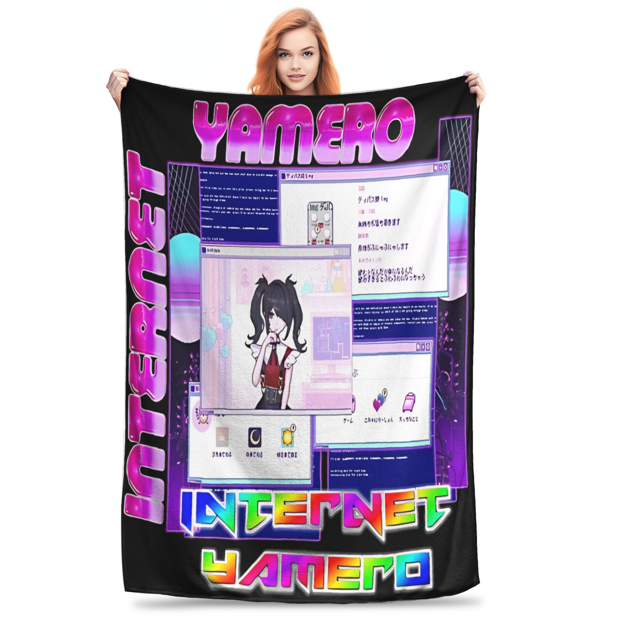Needy Streamer Overload Blankets Flannel Multifunction Super Soft Throw Blanket for Bedroom Bedspread 130x150cm