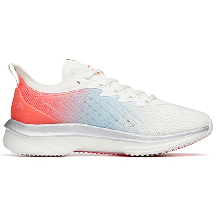 ANTA MACH 1.0 Running Shoes Women's Low top Ivory White/Light Azure/Neon Red 122215566-1