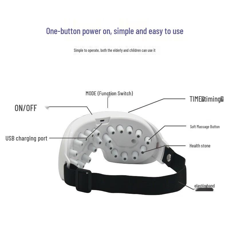 Jiancheng HY008 Vibrating Eye Massager Gift Set (3-Pack) CN Plug (adapter Included)
