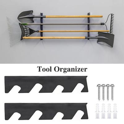 1 paar Garten Werkzeug Organizer Lagerung Rack 100lbs Last-kapazität Wand Montieren Garten