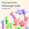 9pcs LED Pop Tubes Set, Mixed Animal Pop Tube Sensory Fidget Toy for Kids & Adults Stress Relief