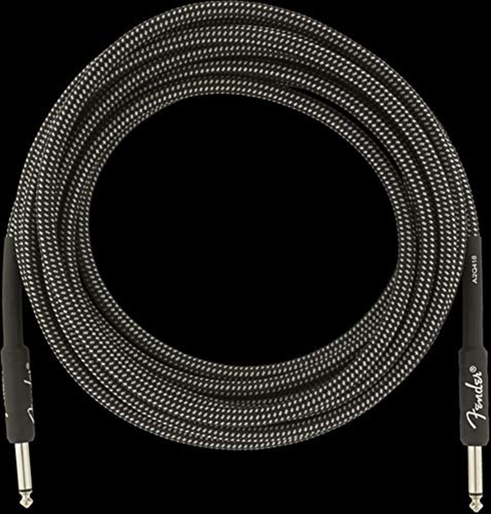 Fender Shielded Cable Professional Series Instrument Gray Tweed Cable, 15',