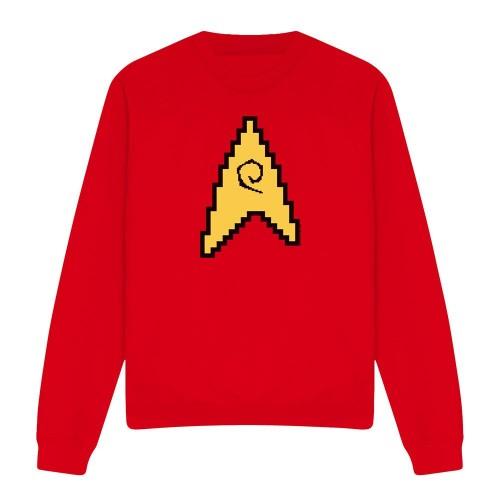 STAR TREK Unisex Adult Engineering 8-Bit Sweatshirt