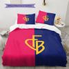 Basel Bedding Quilt Set Quilt Cover Pillowcase Home Decoration Birthday Gift (1 * Duvet Cover + 2 * Pillowcase, Without Core)