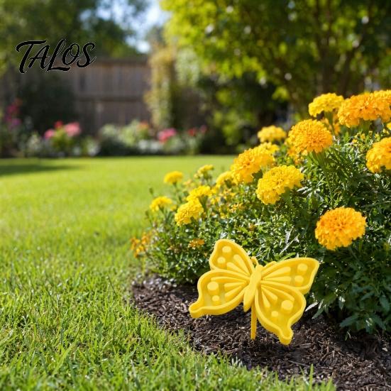 Insect Watering Station 3D Printed Station, Butterfly Beetle Bee Water Feeder with Outdoor Waterer Stake, Shape Drinking Cup for Garden Courtyard