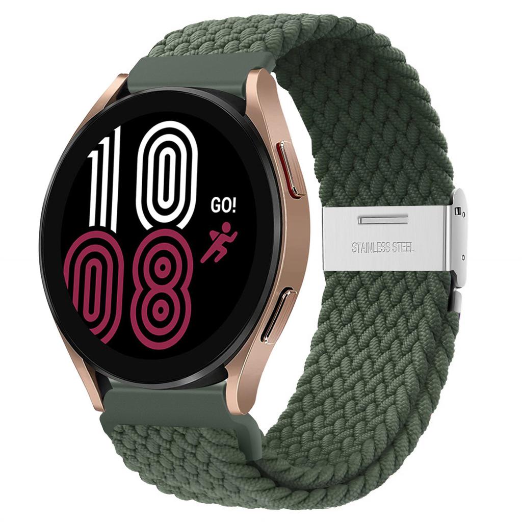 20/22mm Band for Samsung Galaxy Watch 6/5/pro/4 46mm/42mm/active 2 Gear s3 braided Elastic bracelet Huawei GT/2/GT2/3 Pro strap