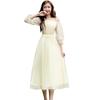 FEISEDY Party Wedding Lace Long Dress with for Graduation and B8013 Dress, Dress, Sleeves, Parties, Recitals, Concerts,