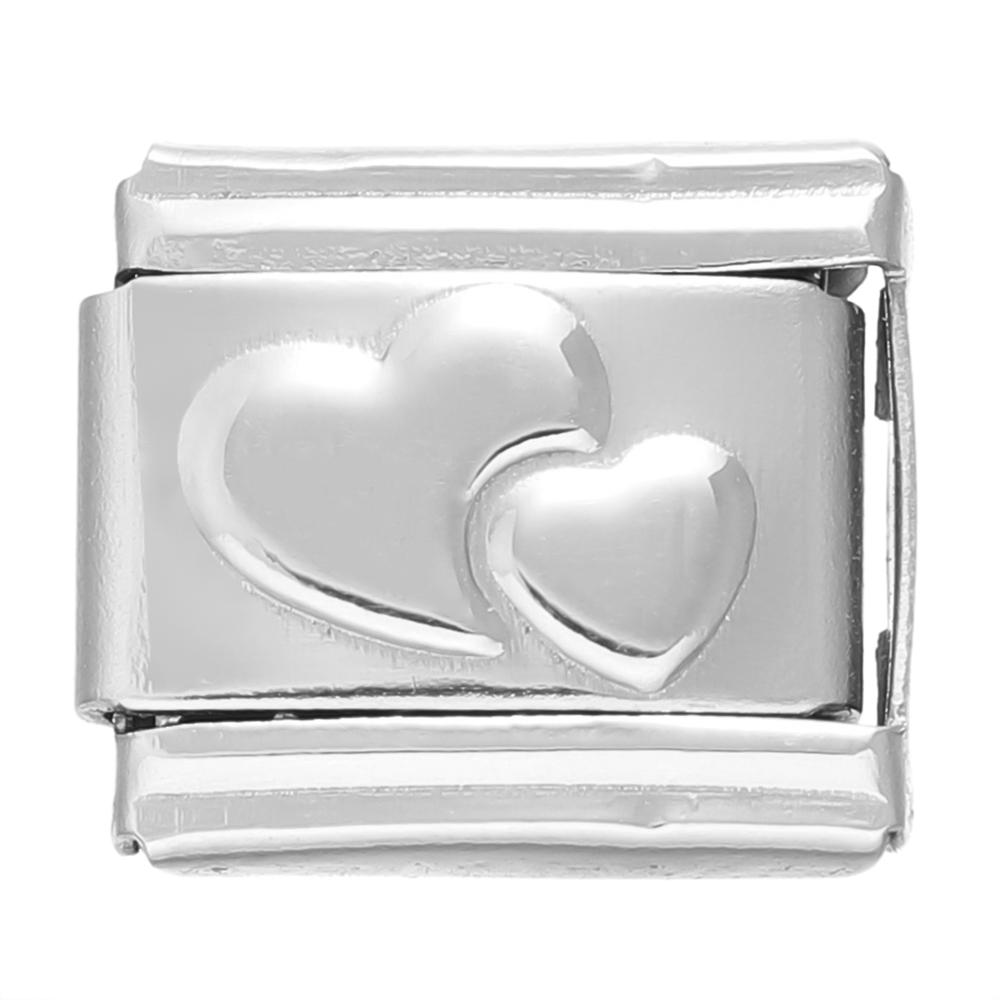

1pc Heart Star Italian Charm Links Fit 9mm Stainless Steel Bracelet Making for Bracelet DIY Jewelry Accessories Wholesale