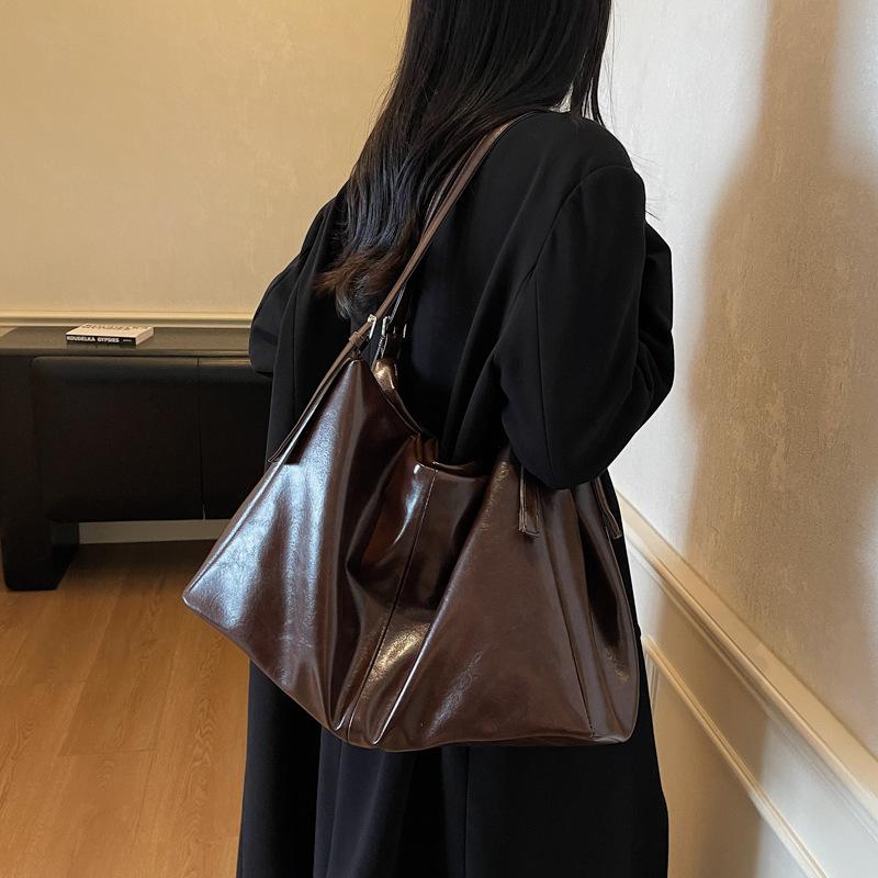 Torba Tote o dużej pojemności, Torba na jedno ramię, Modna i wysokiej klasy, Prosta torba pod pachę do dojazdów do pracy