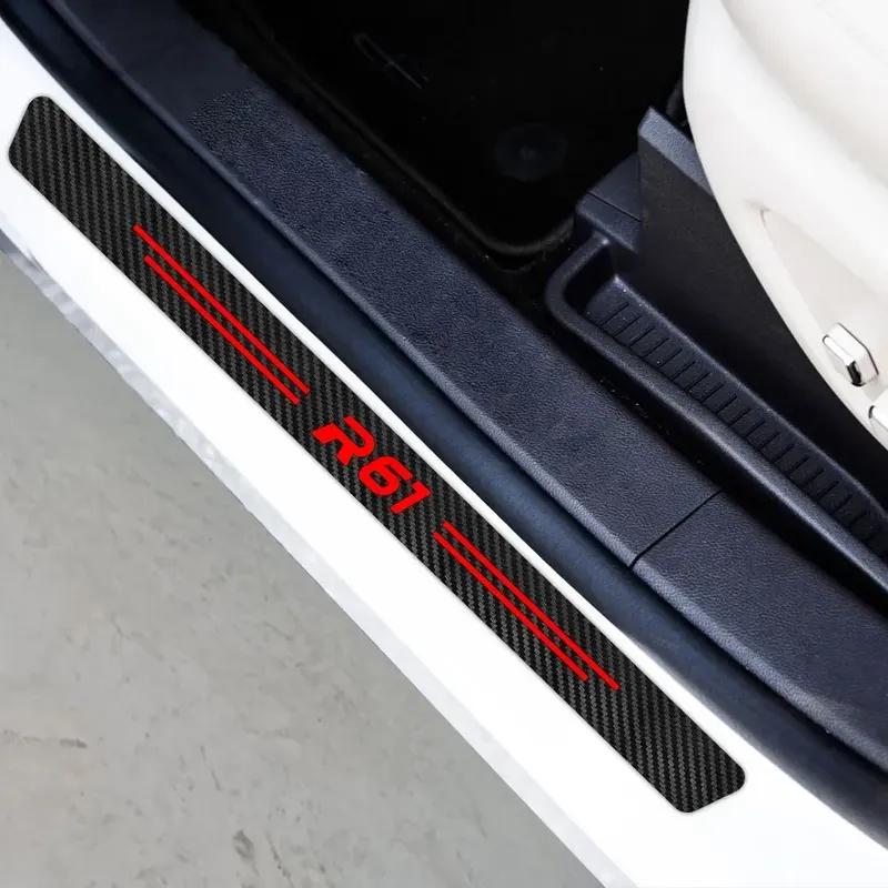 For Mini R55 R60 R56 R61 R59 R50 R57 R53 R58 R52 F56 F55 F54 F60 F57 Car Door Sill Threshold Stickers Decor Decals Accessories