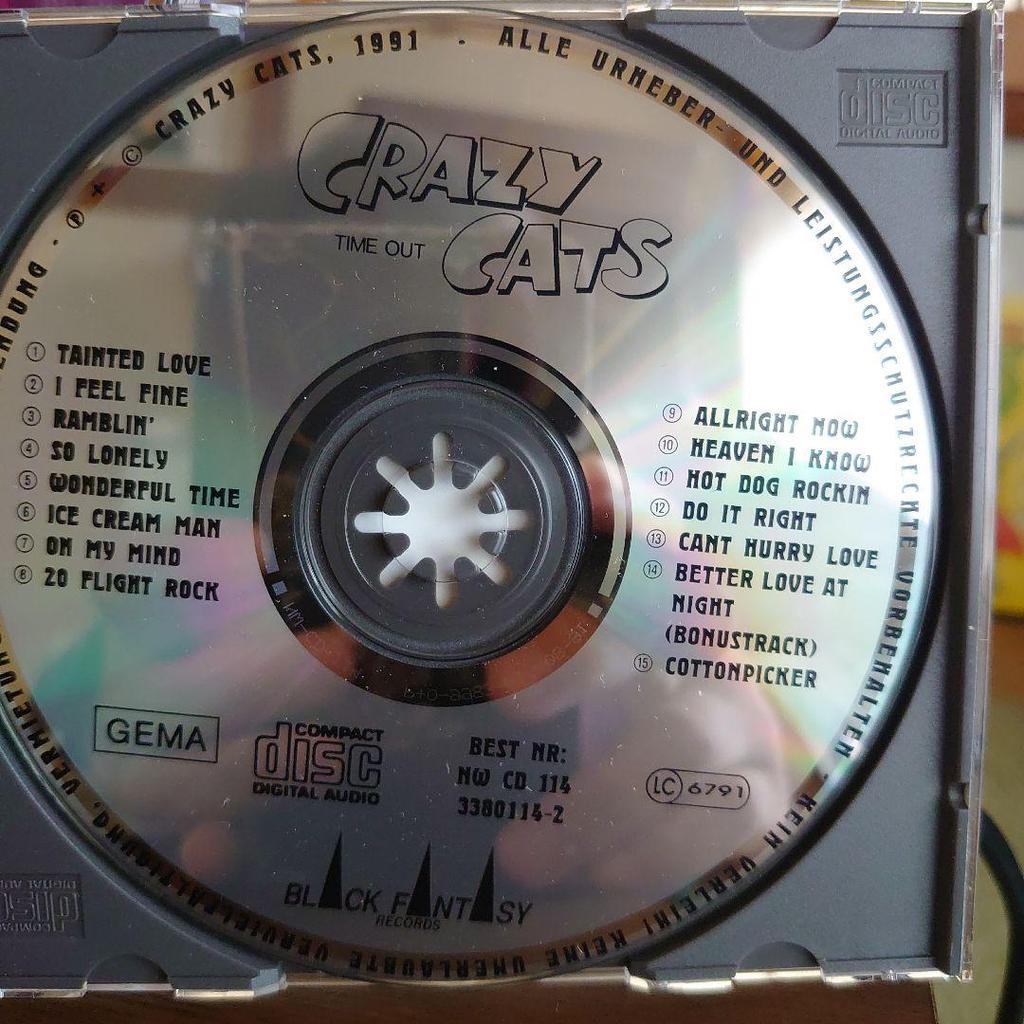 [USED] CRAZY CATS TIME OUT CD Rockabilly