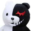 40cm / 15.74in Black White Bear Plush Anime Stuffed Plush Toy Best Friends Super Color Black White Teddy Bear Gifts for Children