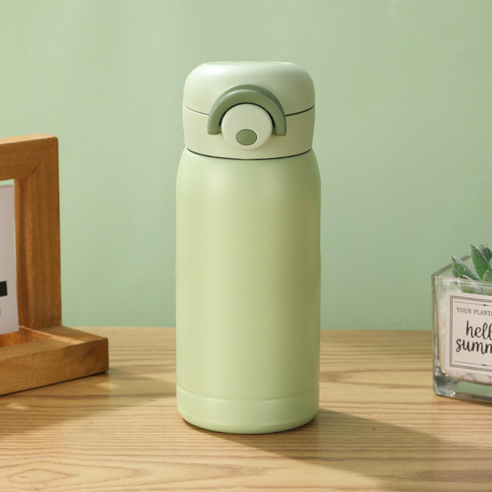 

Portable Stainless Steel Water Bottle Lightweight Material Drinking Water Bottles Suitable for Thanksgiving Christmas 220ml м ята зелений колір