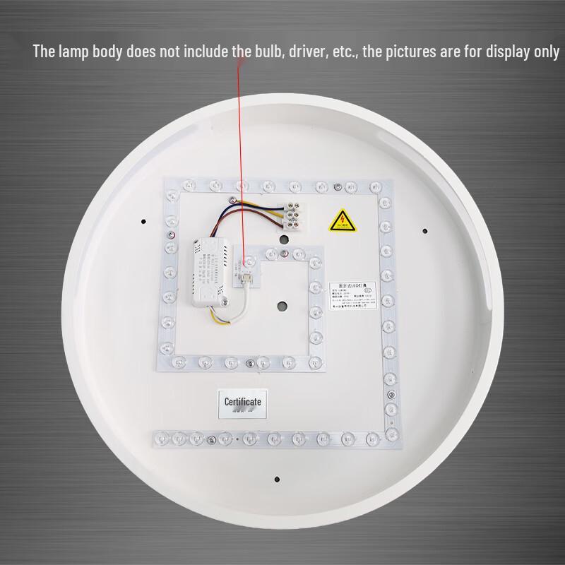 Jinsu Round Acrylic LED Ceiling Light Cover
