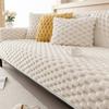 Thicken Plush Sofa Cushion Flannel Soft Anti-Slip Sofa Covers for Living Room Universal Couch Towel Furniture Protection Home