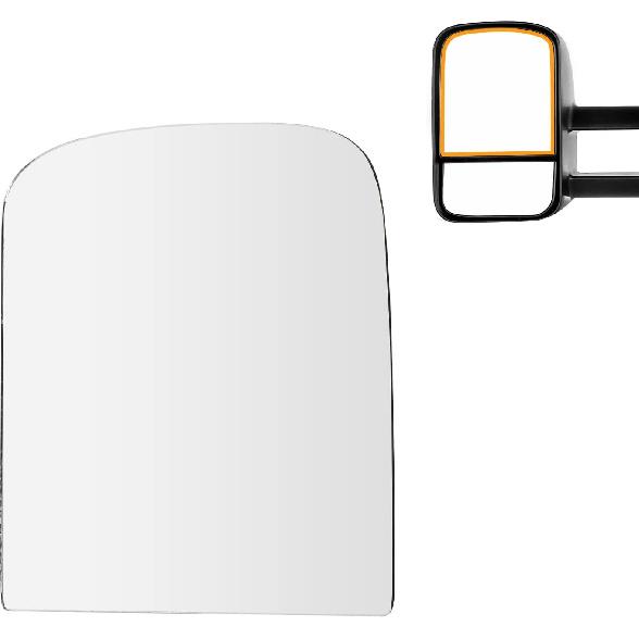 Towing Mirror Glass Fitss 1999-2018 For Chevy Silverado For GMC Sierra 1988-1998 For Chevy/For GMC C1500/K1500 Non-Heated Right Side Lower onvex