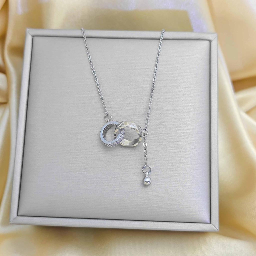 Women's Gold-Plated Copper Necklace: Luxury Fu Lu Pendant Clavicle Chain - Versatile Fashion Accessory