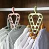 2 Stück Kleiderbügel Schrank 9-Loch Kleidung Multifunktionale Trockengestelle Organizer Platzsparend Kleiderschrank Schalaufbewahrung Kleiderbügel