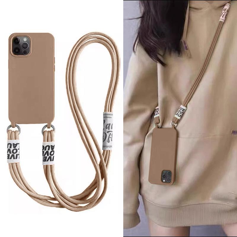 Tpu Crossbody Strap Phone Case For Iphone 15 16 17 Pro Max