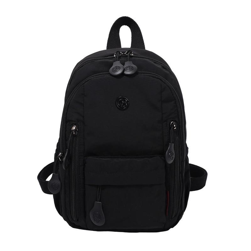 Schoolbag1011 New Casual Fashion Backpack Women's Korean Version Versatile Backpack Women's Light Travel Multifunctional Women's Breast Bag