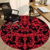1pc Fantasy Creatures Office Round Area Rug,  Mat Suitable For Office, Under Office Chairs Bedroom Living Room Home Decor, Room Deco