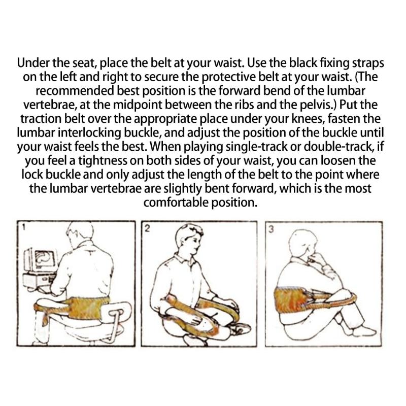 Ergonomic Support Belt With Quickly Release Buckles Core Strengthening Belt Body Shaping Device