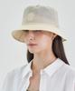 Bajal Flow Vz Nylon Stitch Patch Bucket Hat Cream